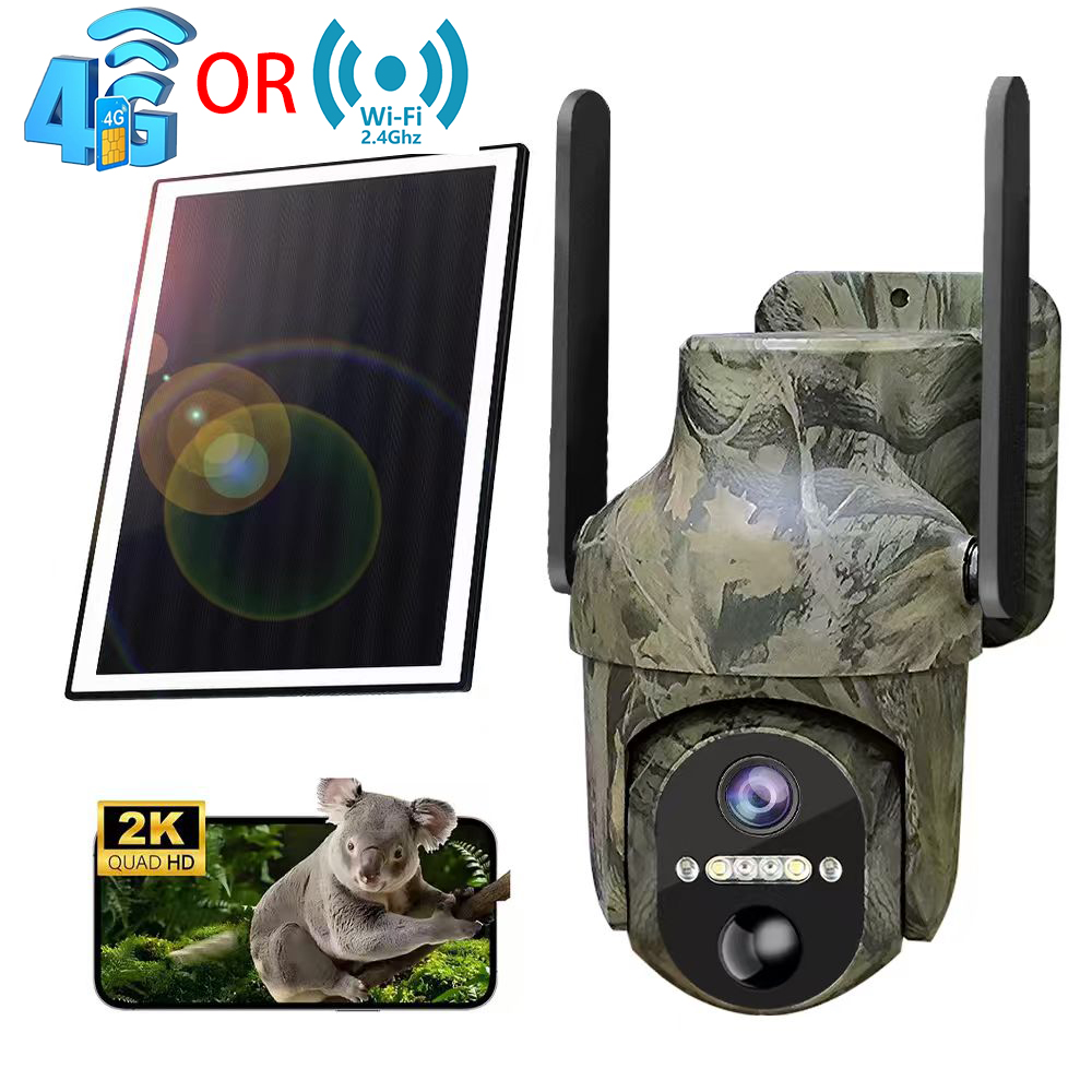 Outdoor Hunting Camera Wifi - 2K 3MP 4G Cellular OR WiFi