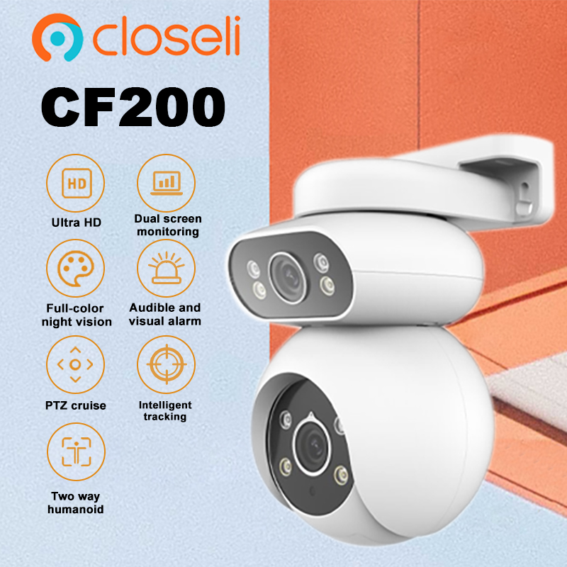 Trail Camera Infrared - Closeli CF200 5MP IP65 Two-way Audio