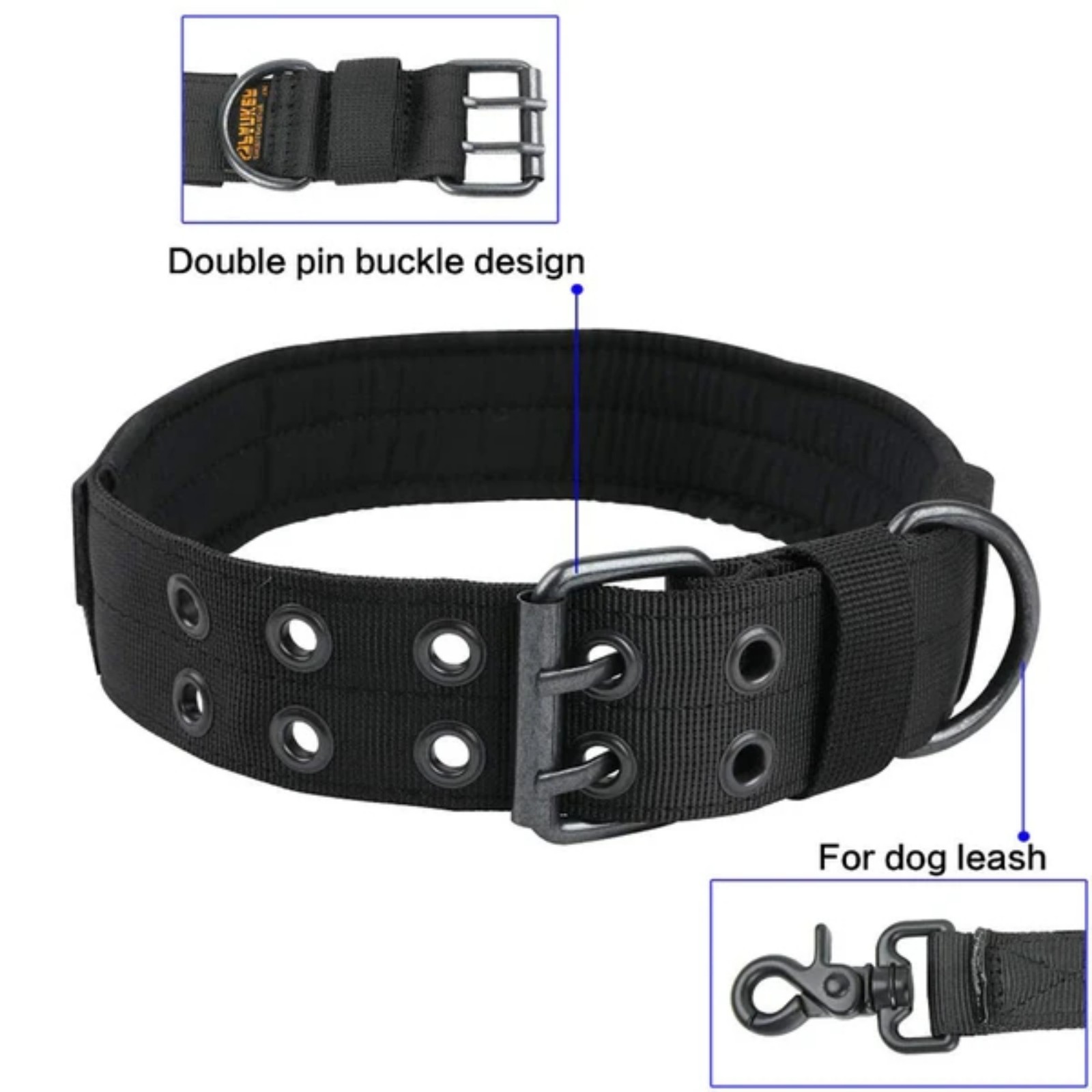 Camo Tactical Dog Collar Heavy - Outdoor Hunting Dog Collar ulasan dan harga