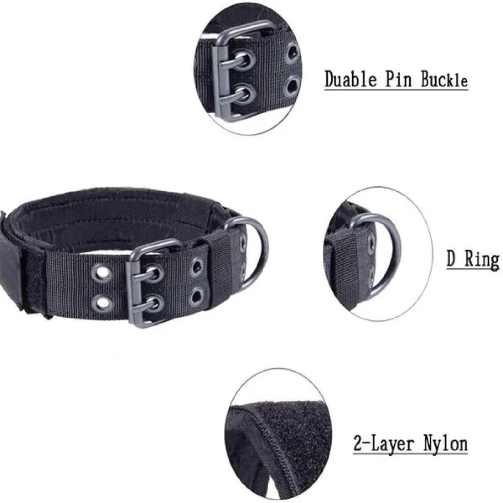 Camo Tactical Dog Collar Heavy - Outdoor Hunting Dog Collar ulasan dan harga