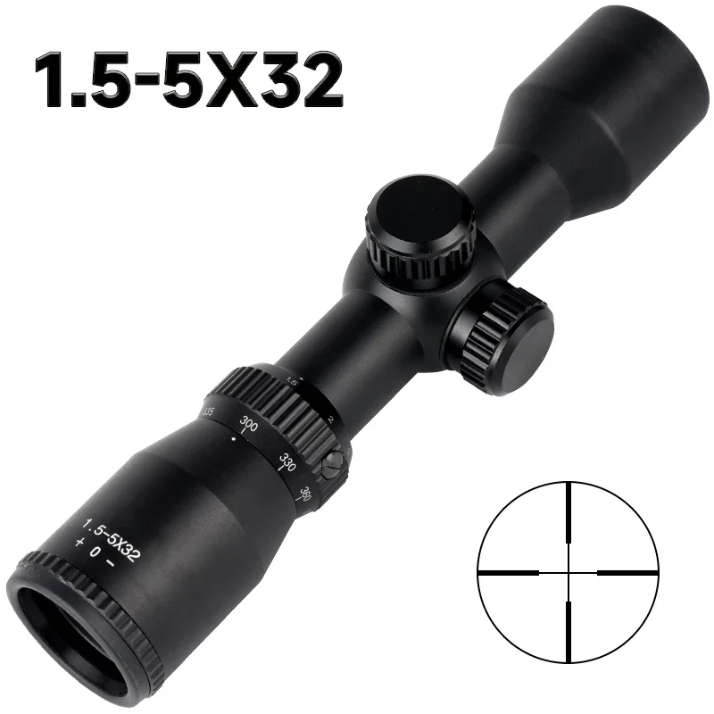 1.5-5X32 Crossbow Short Huntin - Crossbow Scope Sight ulasan dan harga