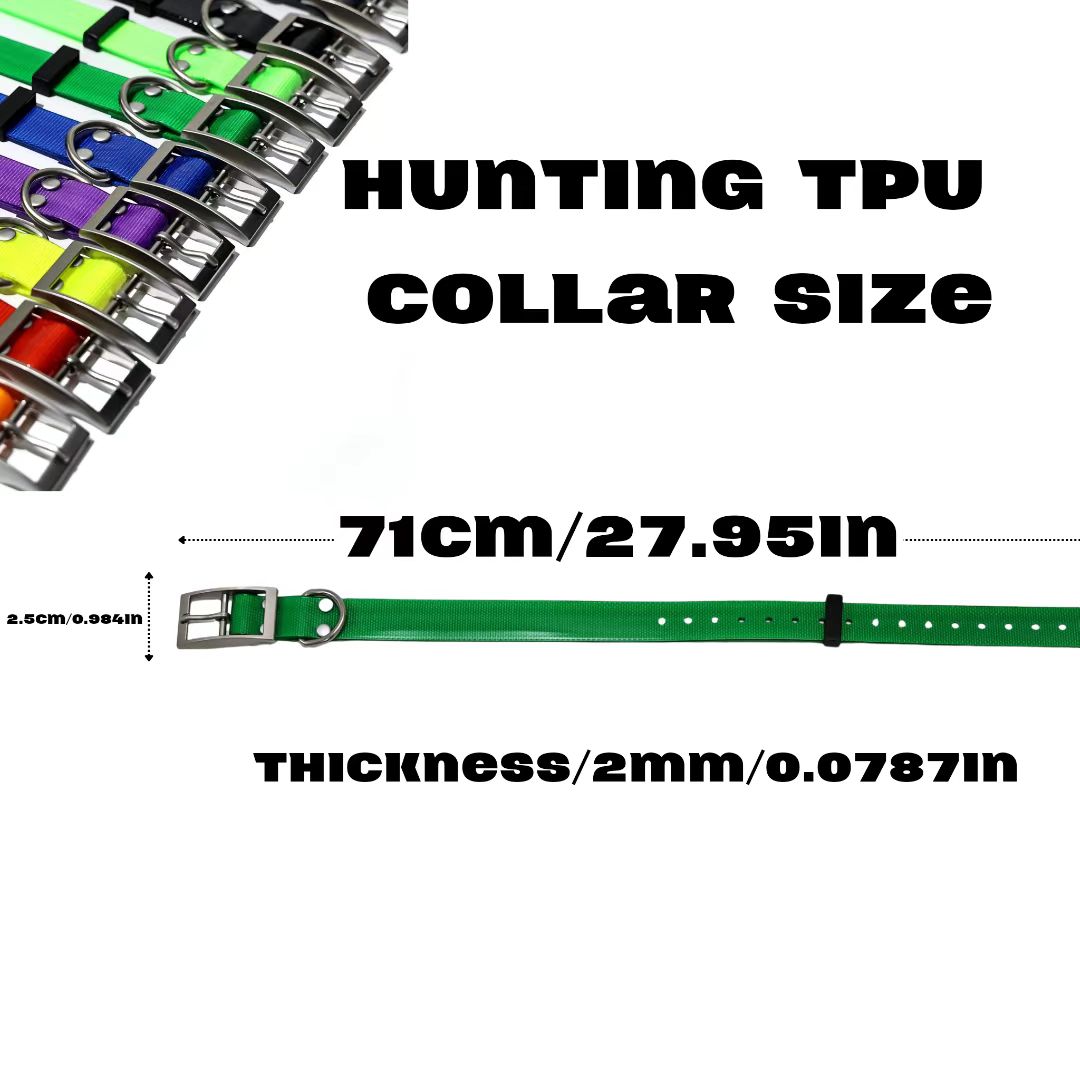 2.5cm Wide Heavy‑Duty TPU Dog  - Outdoor Hunting Dog Collar ulasan dan harga