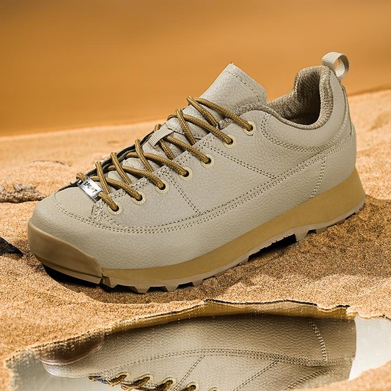 Trendy Leather Shoes Hiking Me - Hunting Outdoor Brands ulasan dan harga