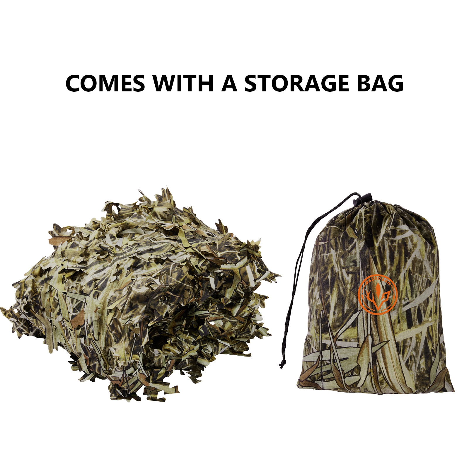 BASSDASH Camo Netting, Tear Re - Hunting Blind Fabric ulasan dan harga