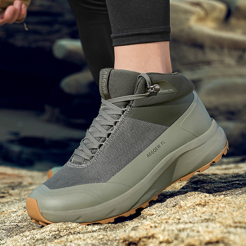 High Top Hiking Shoes Men Luxu - Hunting Outdoor Brands ulasan dan harga
