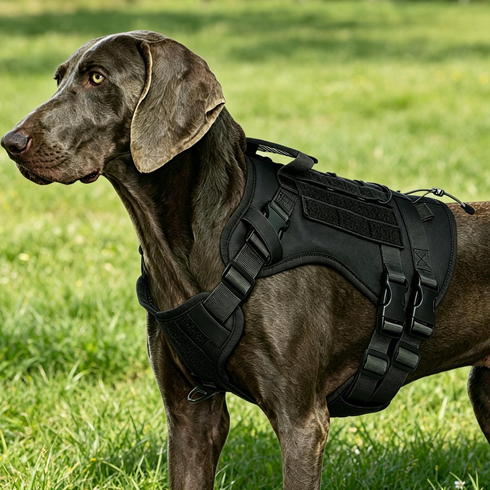 No Pull Dog Harness Adjustable - Outdoor Hunting Dog Collar ulasan dan harga