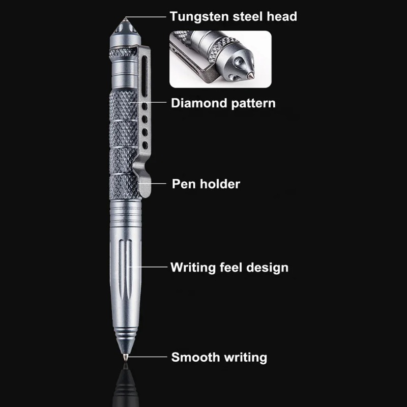 Military Tactical Pen Aluminum - Tactical Pen Tool ulasan dan harga