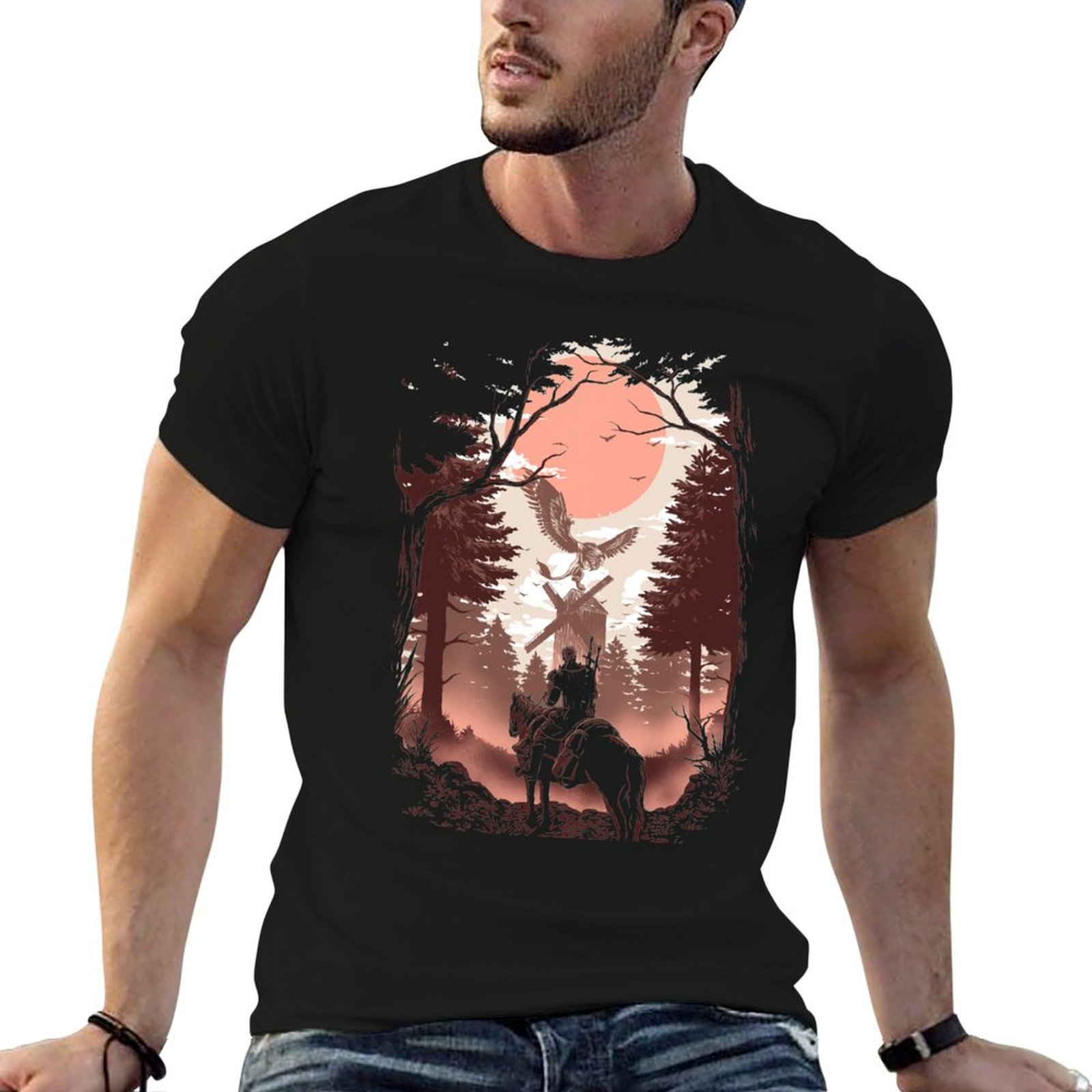 The Wild Hunt T-Shirt Outdoor  - Wildman Hunting & Outdoor Linton'S Corner Silver Lakes ulasan dan harga