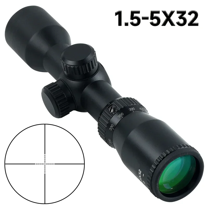 1.5-5X32 Scope Crossbow Short  - Crossbow Scope Sight ulasan dan harga