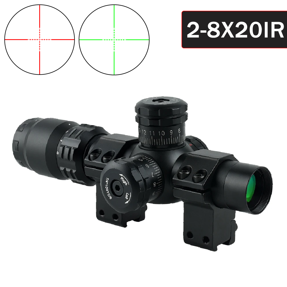 2-8x20IR Hunting Rifle Scopes  - Crossbow Scope Sight ulasan dan harga