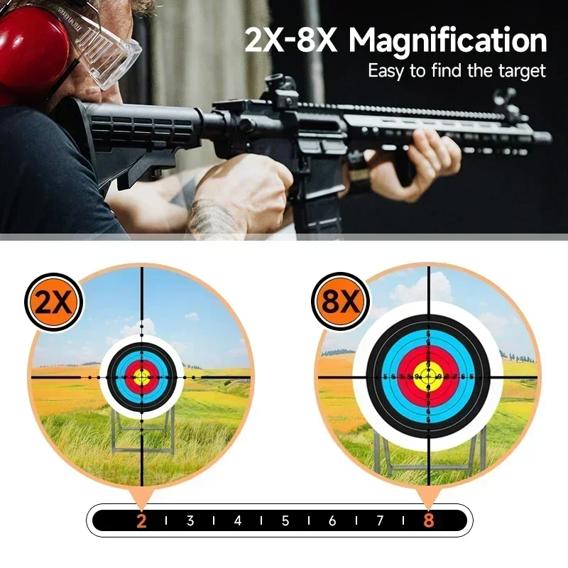 2-8x20IR Hunting Rifle Scopes  - Crossbow Scope Sight ulasan dan harga