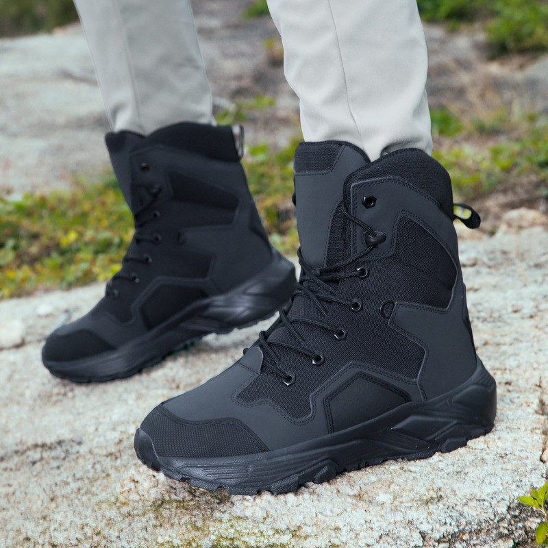 Men Tactical Boots Lace Up Wil - Wildman Hunting & Outdoor Linton'S Corner Silver Lakes ulasan dan harga