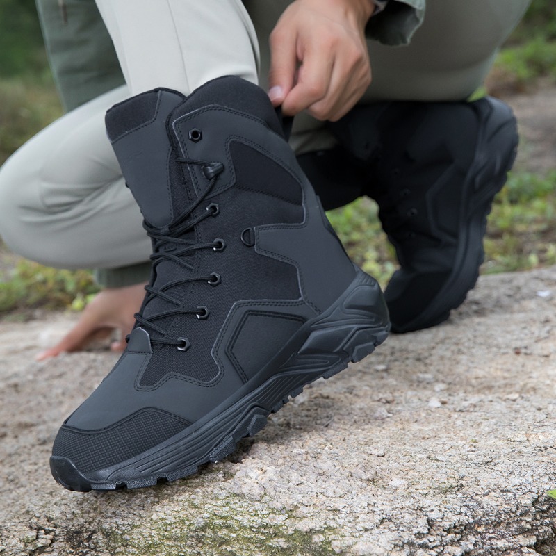 Men Tactical Boots Lace Up Wil - Wildman Hunting & Outdoor Linton'S Corner Silver Lakes ulasan dan harga