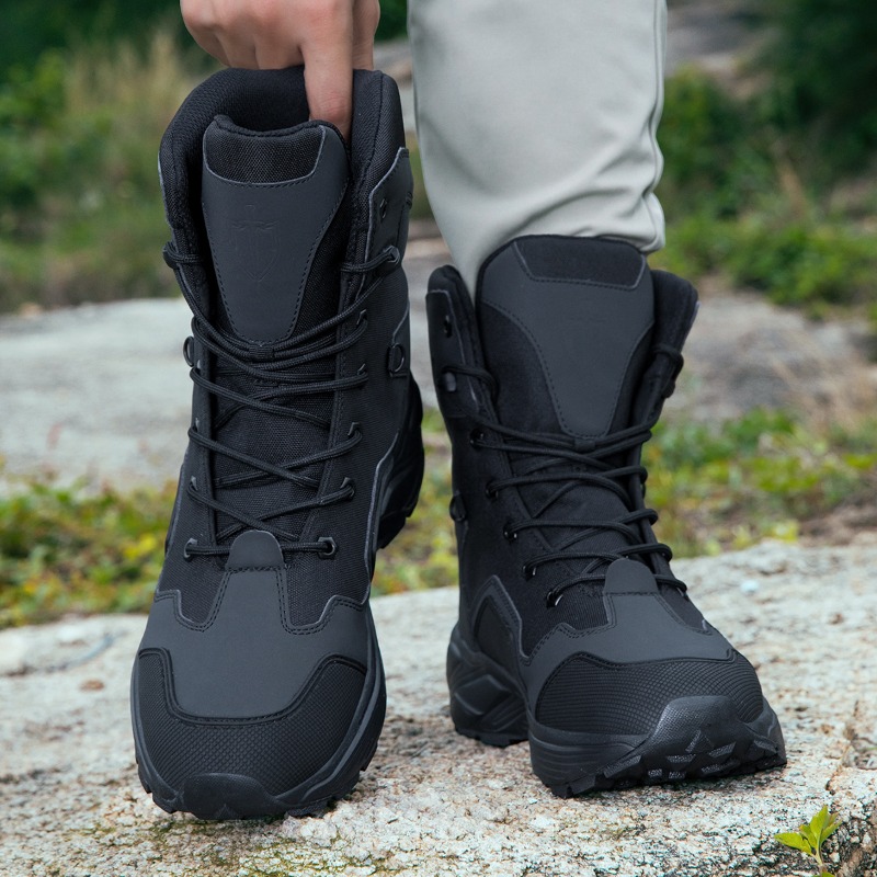 Men Tactical Boots Lace Up Wil - Wildman Hunting & Outdoor Linton'S Corner Silver Lakes ulasan dan harga