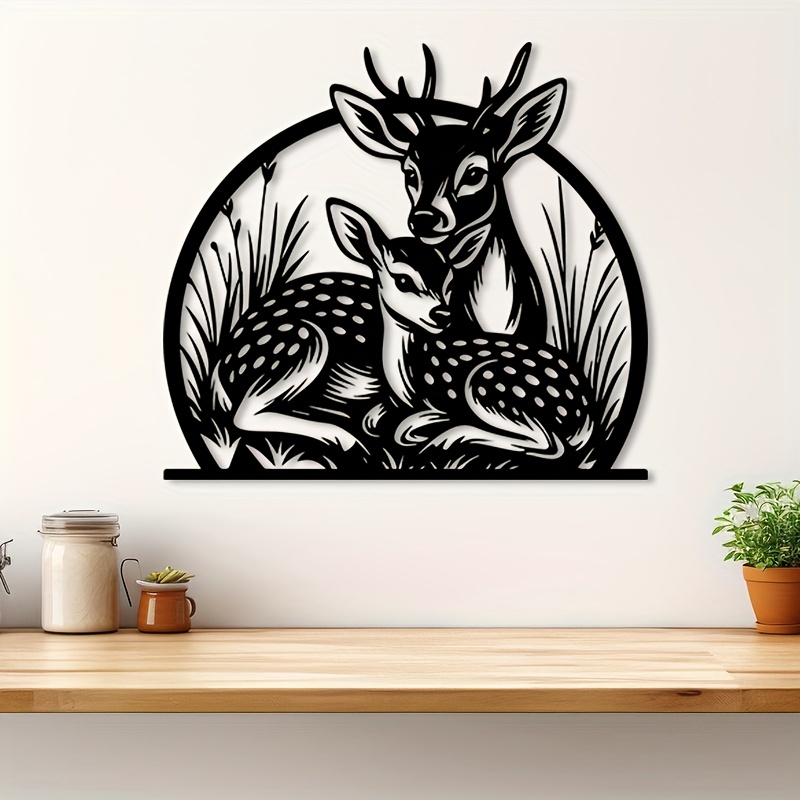 Brand Rustic Iron Deer Wall Ar - Hunting Outdoor Brands ulasan dan harga