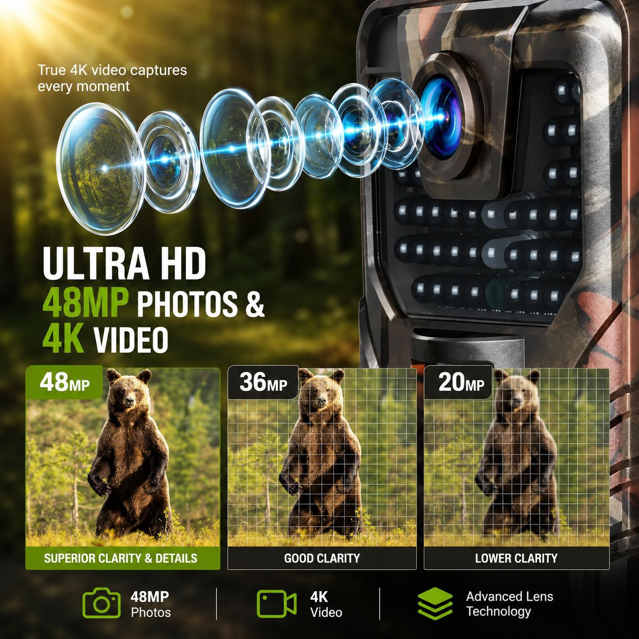 4K Outdoor Wifi Hunting Camera - Outdoor Hunting Camera Wifi ulasan dan harga