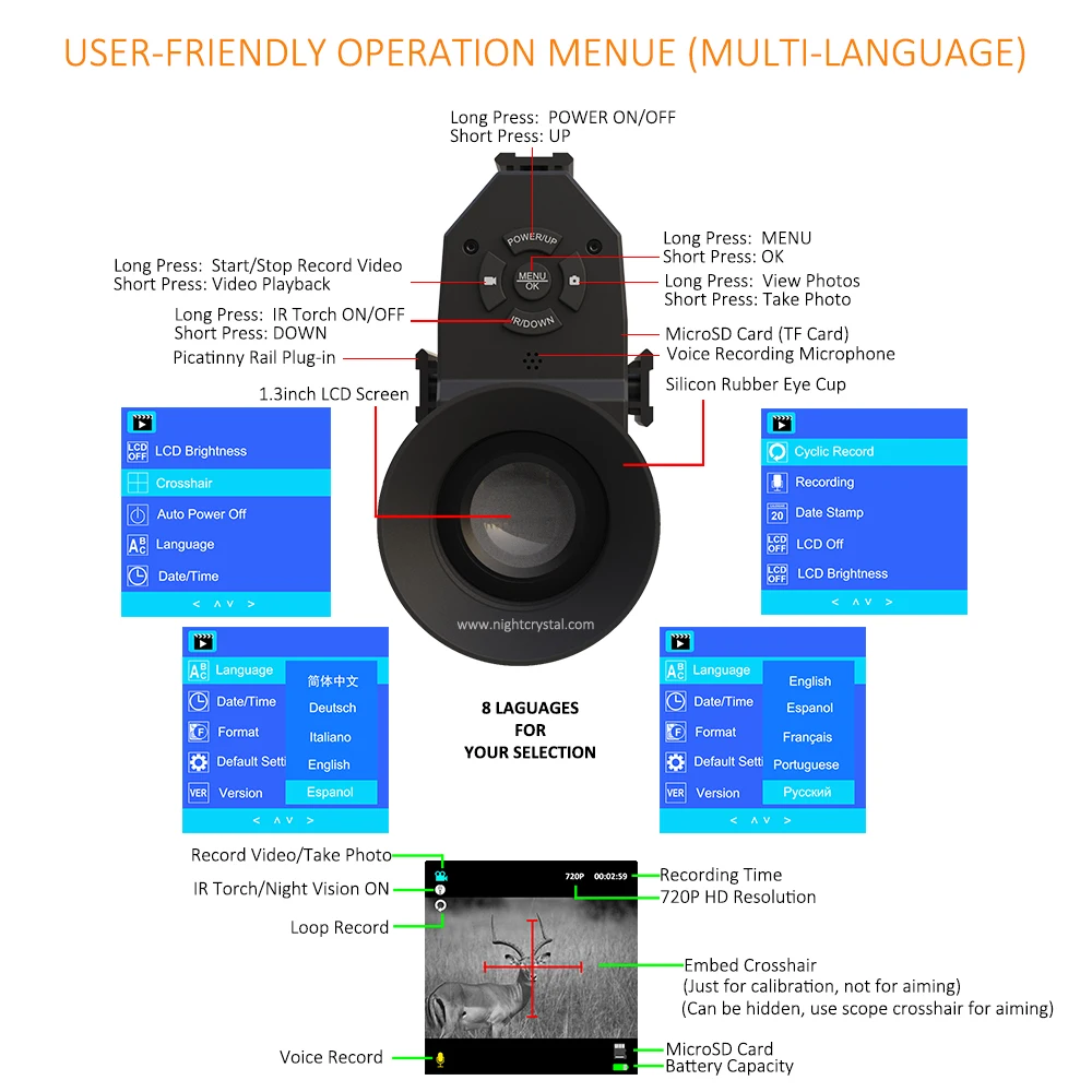 Megaorei 3B NK007s Military Ni - Crossbow Scope Sight ulasan dan harga